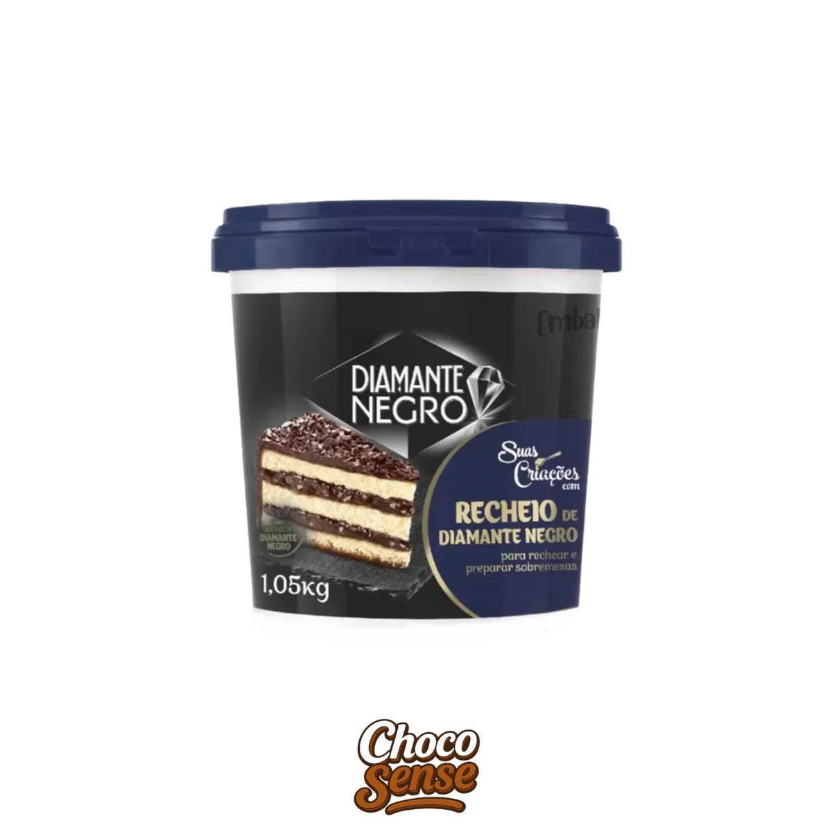 Balde Profissional Diamante Negro 1kg