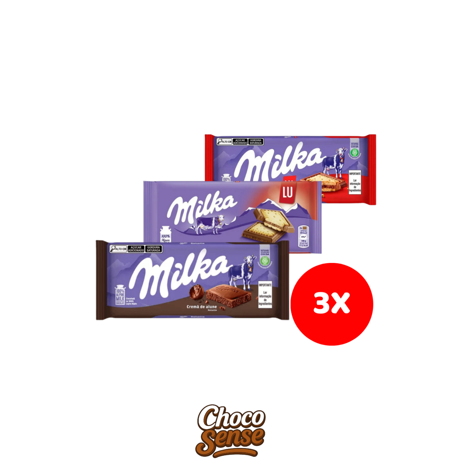 Combo Barras Milka